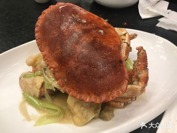 青岛渔村精品海鲜餐厅面包蟹图片 第1张
