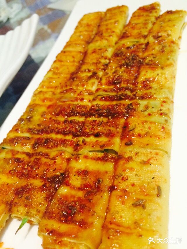 金火焰锦州烧烤烤菜卷图片