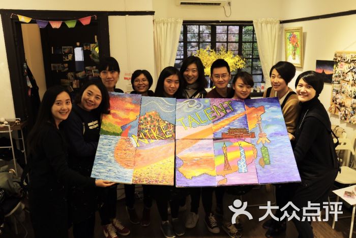 友趣friends artspace油画画廊(淮海中路muji店)hm公司团建图片 第