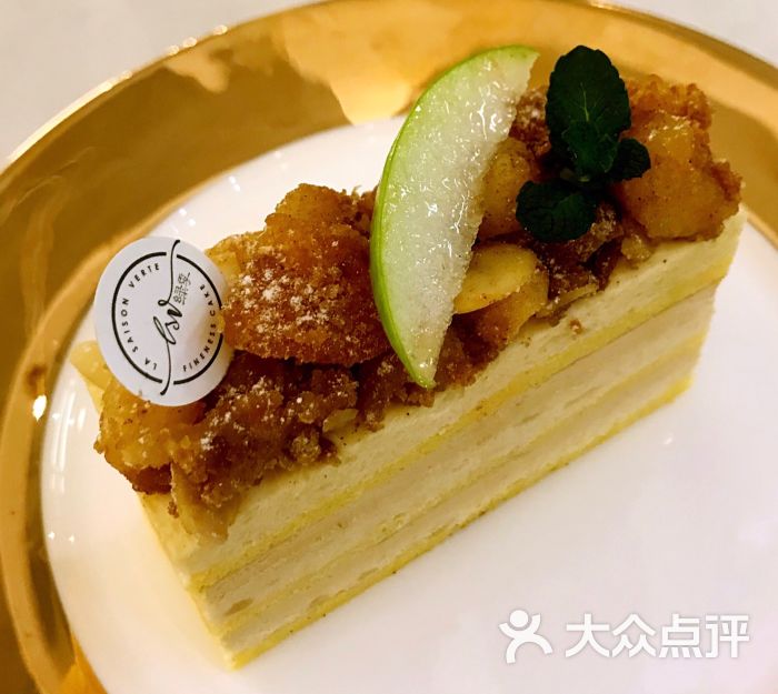 绿季法式甜品切块蛋糕图片 - 第11张