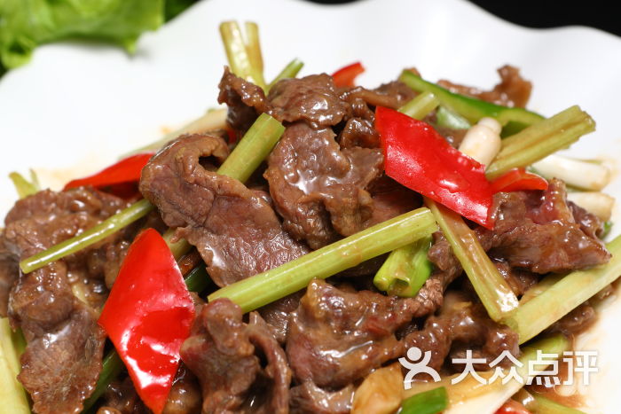 爆炒驴肉片