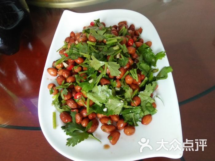 幸福汇主题餐厅-香菜拌花生图片-九江美食-大众点评网
