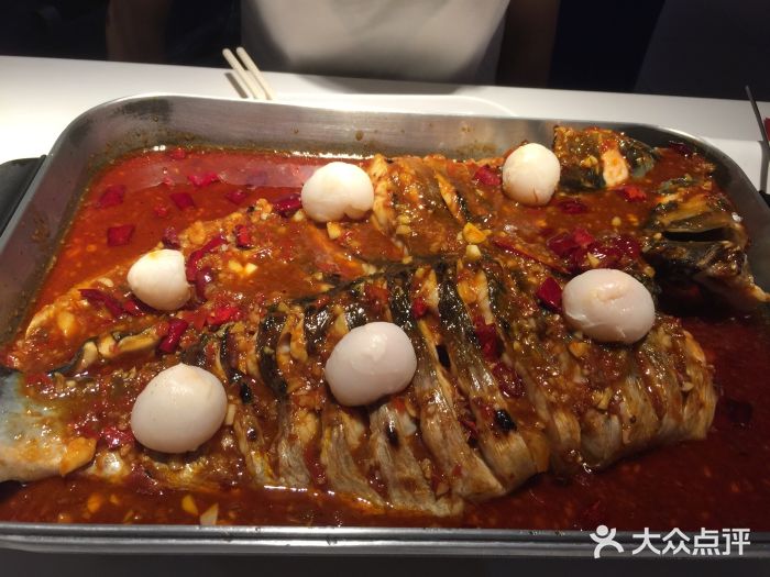 鱼酷活鱼烤鱼(人信汇商场店)荔枝香辣清江鱼图片
