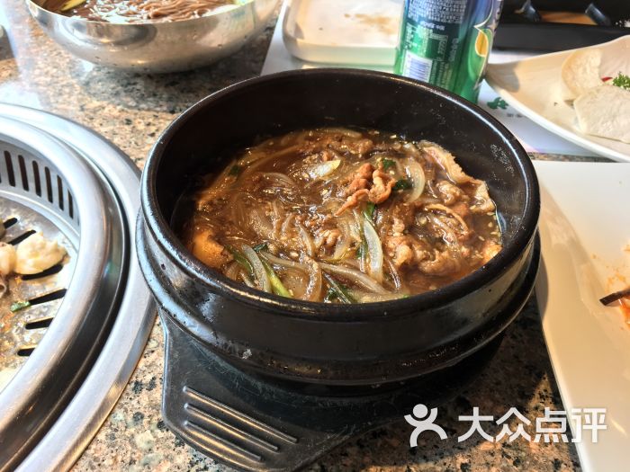 炭吧炉韩式烤肉石锅烤牛肉图片 - 第2张