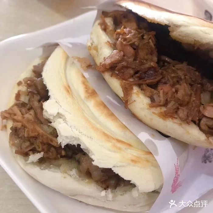 秦镇史玉林凉皮(小树林店)-腊汁肉夹馍图片-西安美食