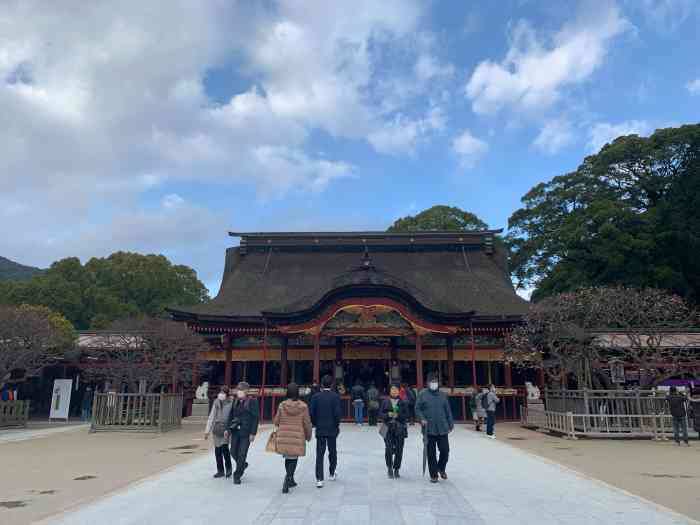 太宰府天满宫"2月11日星期二,终于从宫岛和嬉野温泉两.