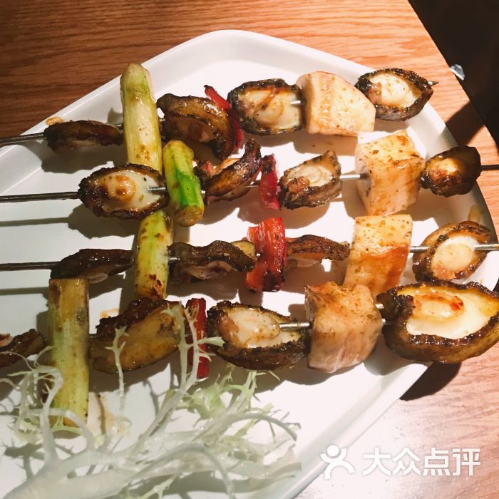 炭烤鲍鱼串