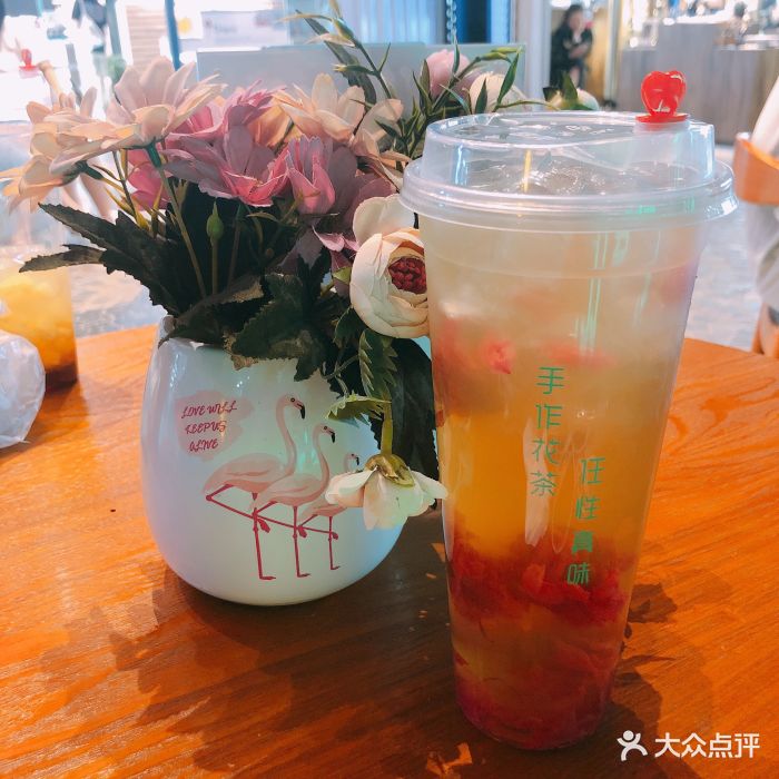 花言蜜语花茶店(合生汇店)玫瑰荔枝酵素茶图片 第108张