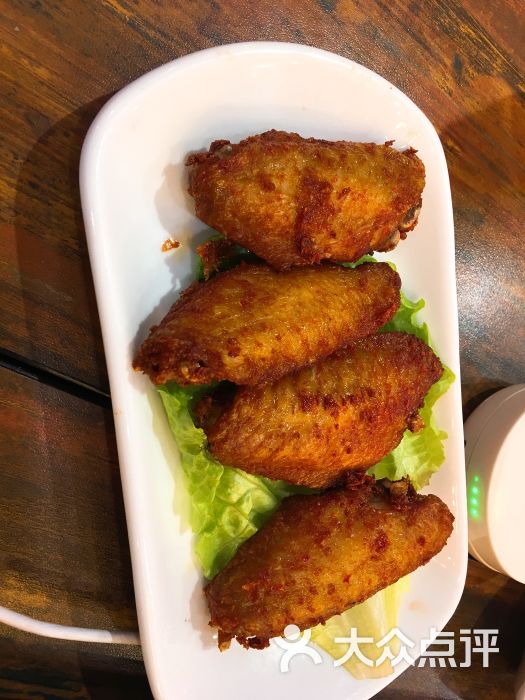 鸡荟海南鸡饭(百盛优客天山店)黄金炸鸡翅图片 第2张