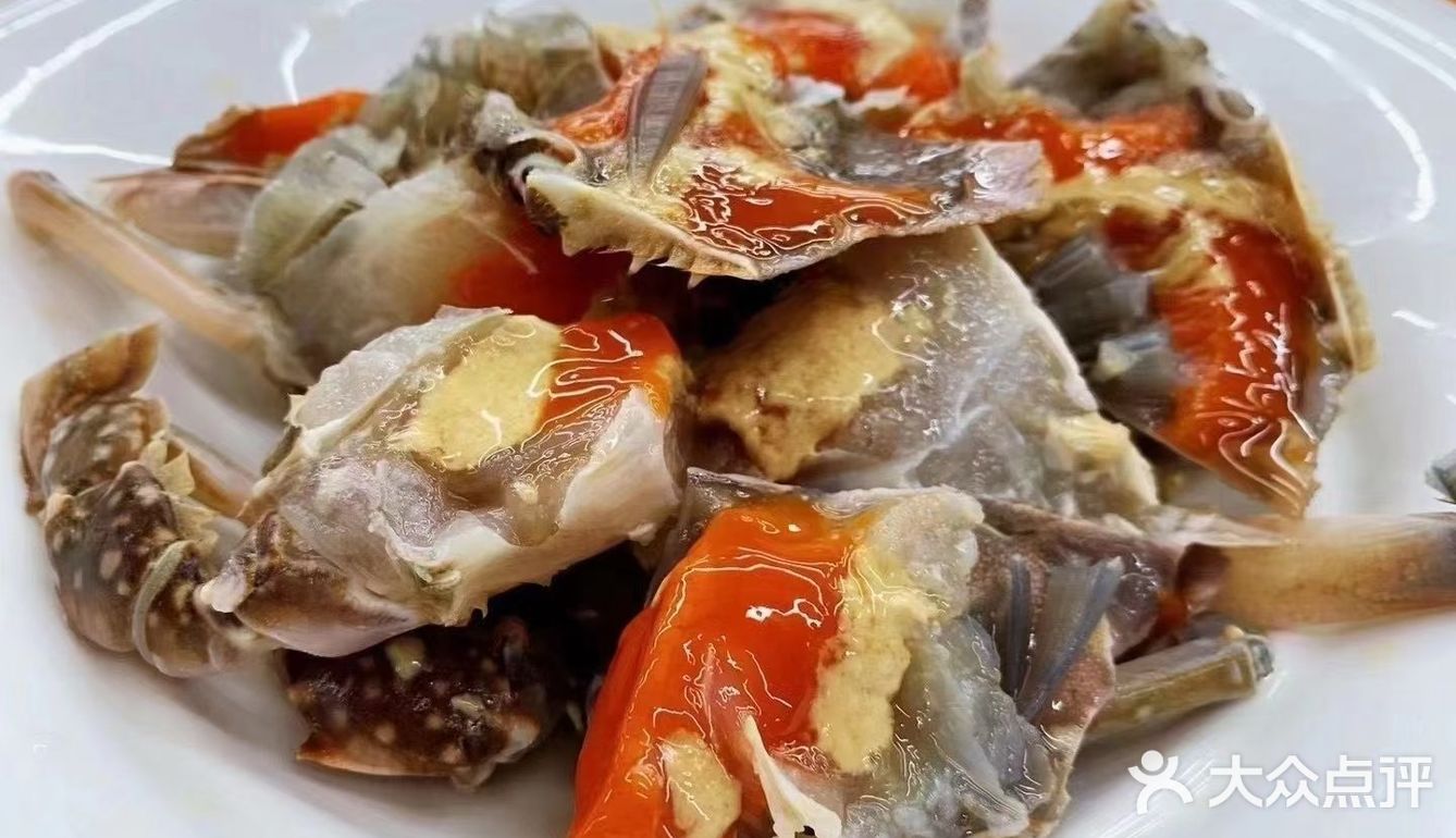无敌美味的红膏呛蟹调皮