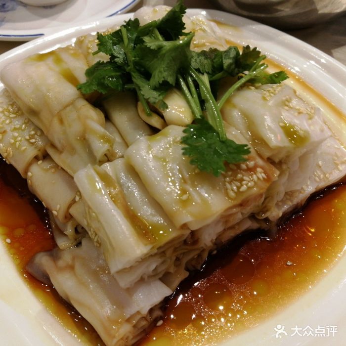 天然味道·土鸡土菜店韭菜油淋吴川粉皮图片