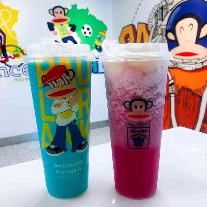 paul frank tea大嘴猴奶茶-"这个月太懒了…还没点评过…本月第一评就