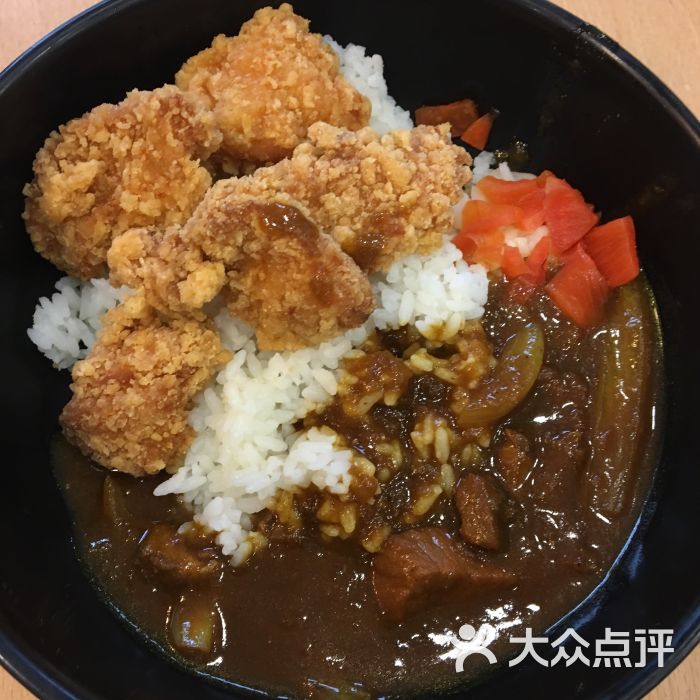 咖喱鸡块饭