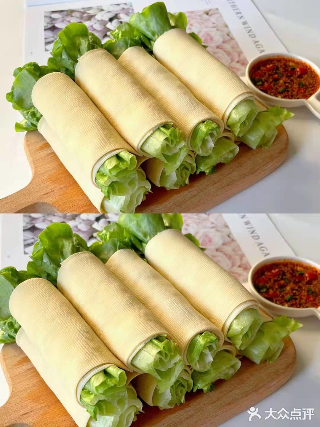 减脂餐低脂低卡的豆皮生菜卷简单又美味