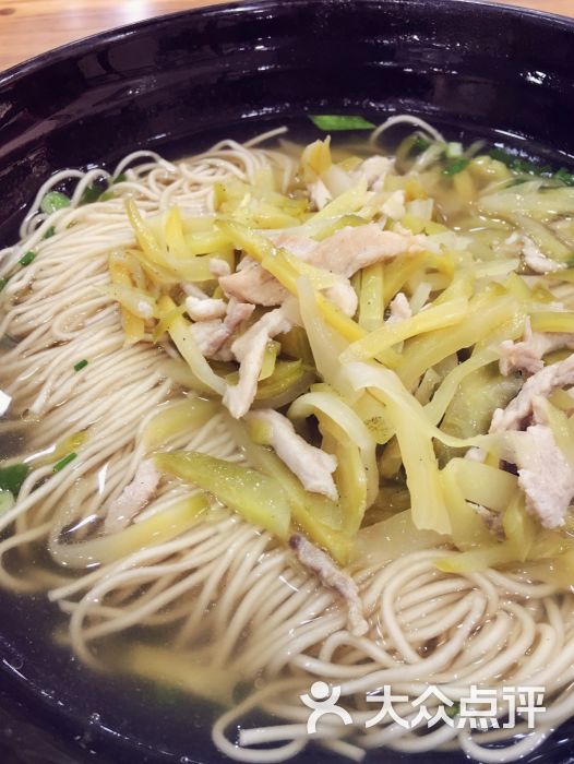 榨菜肉丝面
