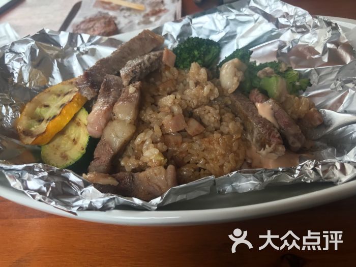 锡纸牛排烤饭