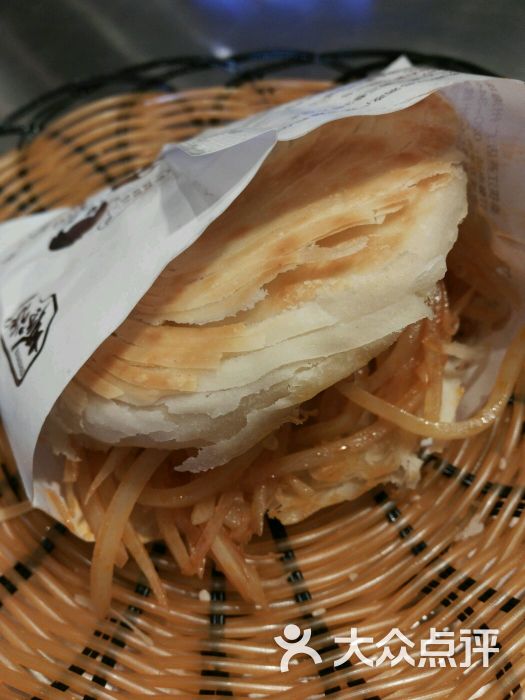 秦筷陕西风味餐馆(鹭江店)土豆丝夹馍图片 - 第2张