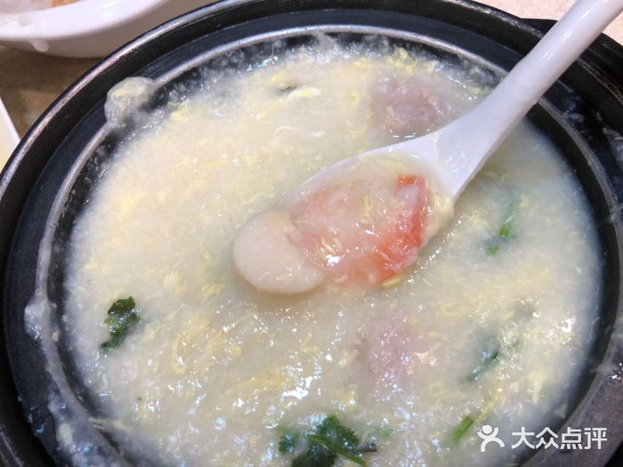 黄金带子笑虾虾粥