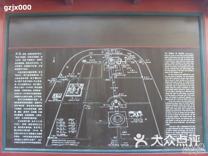 天坛公园天坛地形图图片-北京名胜古迹-大众点评网