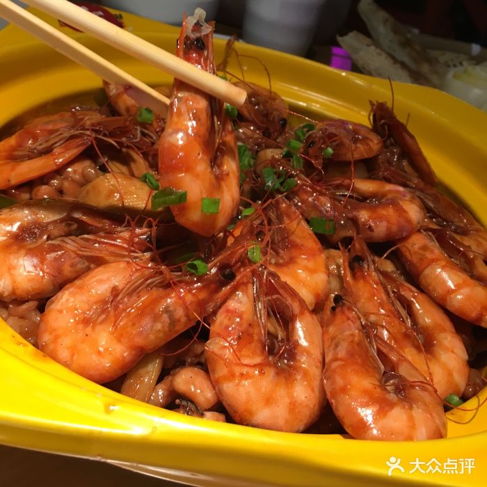多嘴肉蟹煲(辽阳万达店)明虾煲图片 第1张