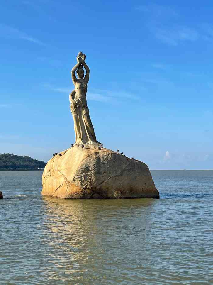 珠海渔女神像-"珠海标志性建筑,来珠海旅游一定要过来