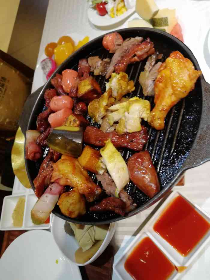 比尔烤肉(福安大街店)-"不错比之前去多了个烤盘能慢慢吃也不怕凉了.