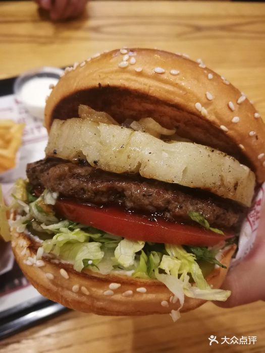 the habit burger grill 哈比特汉堡(爱琴海店)凤梨牛肉汉堡图片 第