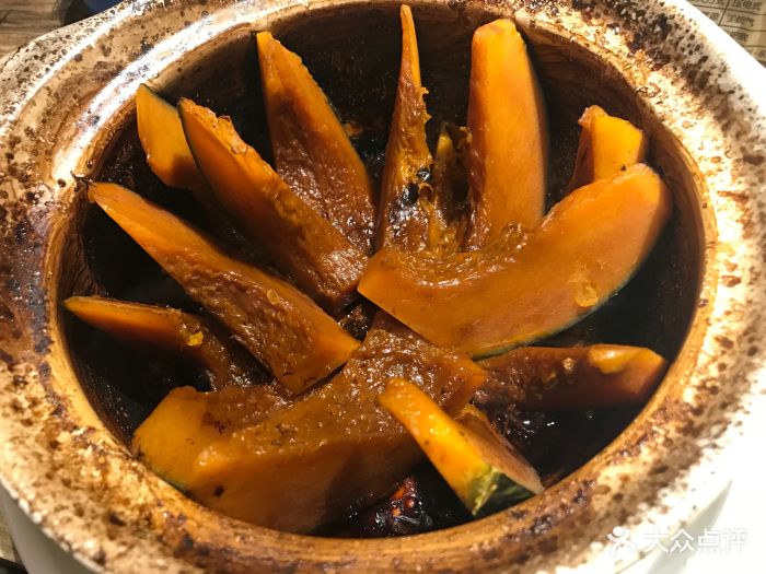 砂锅焗板栗南瓜