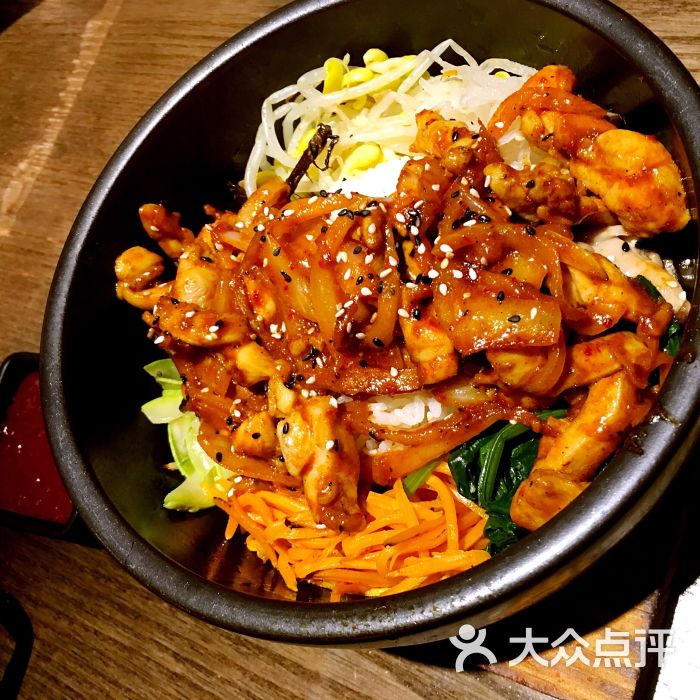 mstar我是明星韩国料理(悦荟广场店)香辣鸡肉石锅拌饭图片 - 第1100张