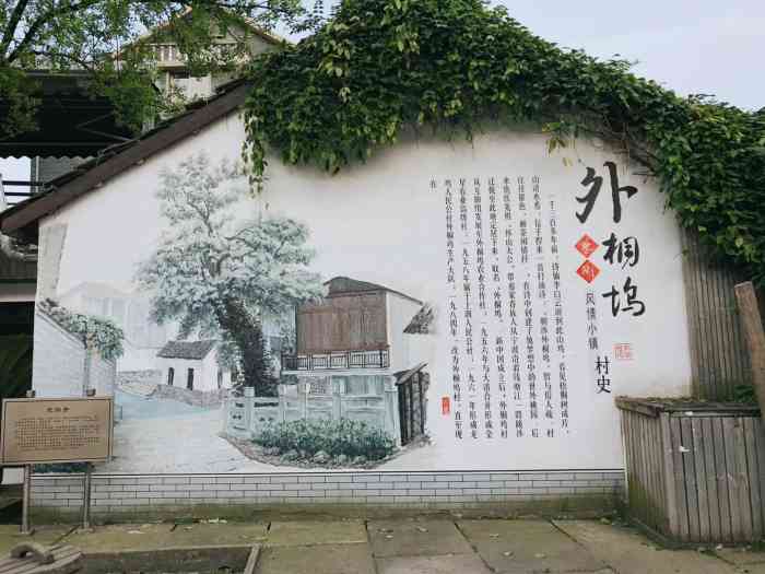 外桐坞村艺术小镇-"画外桐坞村在龙坞茶镇,转塘街道,离工作地.