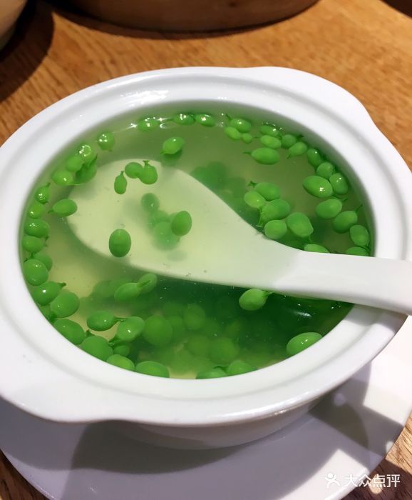 北京得心烤鸭(汇京国际广场店)清汤小豌豆图片 - 第4张