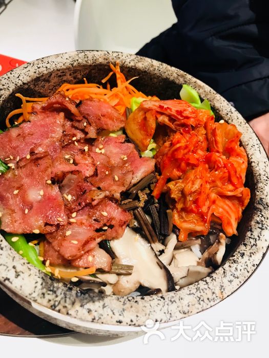 培根辣白菜拌饭