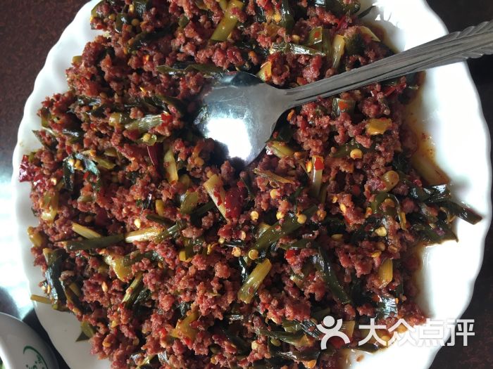 小炒马肉