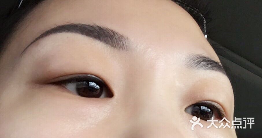 采薇半永久纹眉纹眼线漂唇美睫(生态美颜店)结痂脱落后美瞳线的zhaogu
