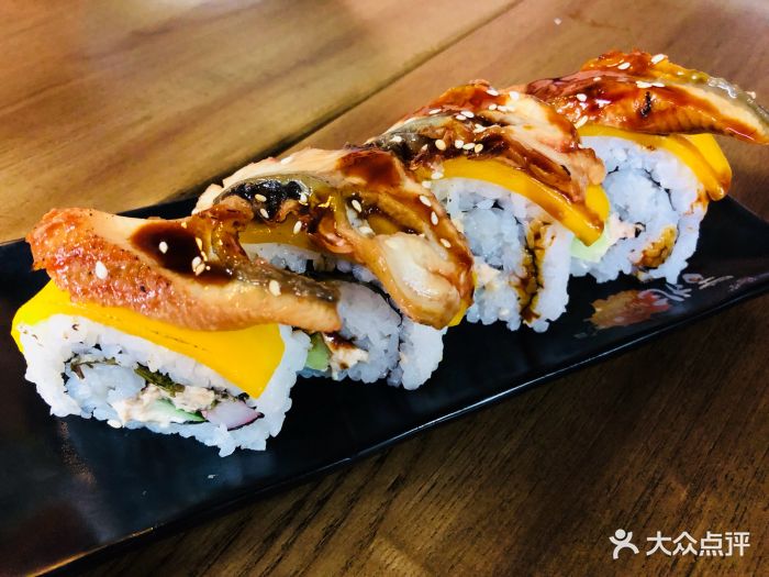 吉兆火炙寿司(中铁诺德店)鳗鱼芒果天妇罗虾卷图片 第61张