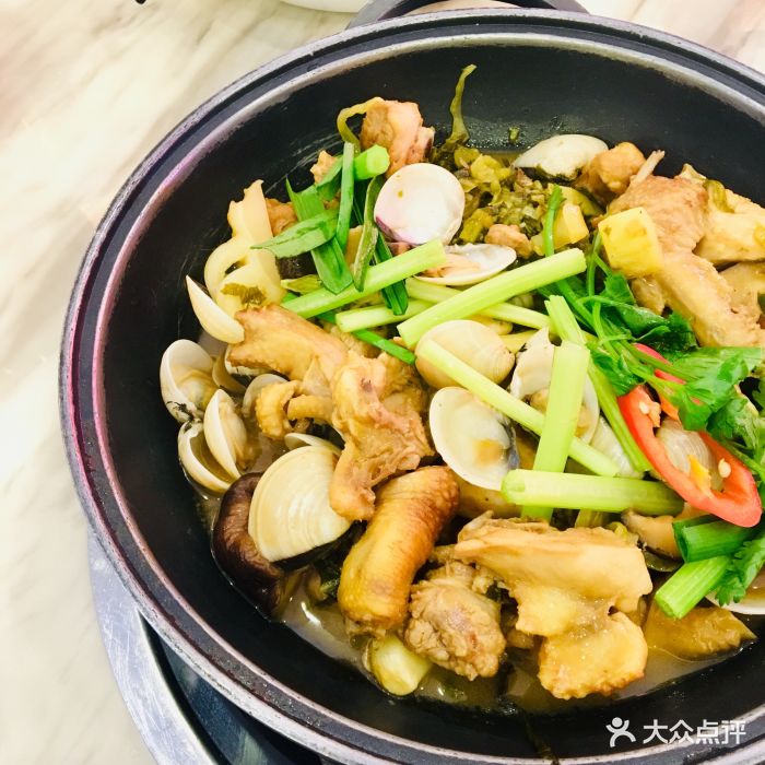 来姐. 特色鸡锅(琶洲总店)白贝酸菜焖清远鸡图片 - 第389张