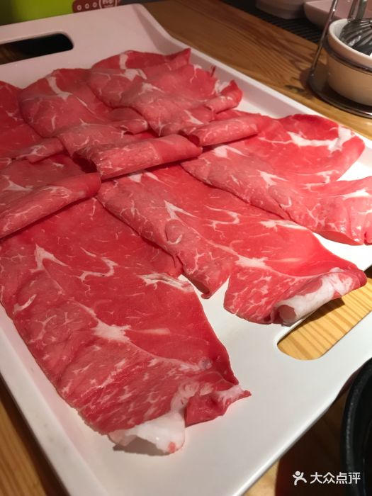 味之道石锅黄牛肉火锅雪花上脑肉图片 第2张