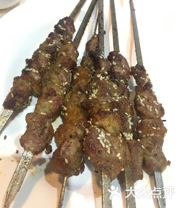 科尔沁人家蒙古餐厅烤羊肉串图片 - 第3张