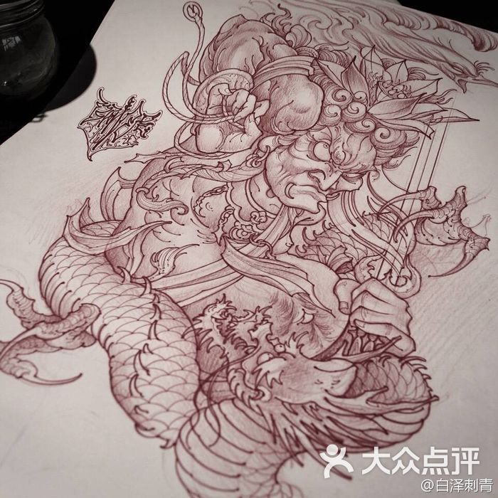白泽刺青图片-天津纹身-大众点评网