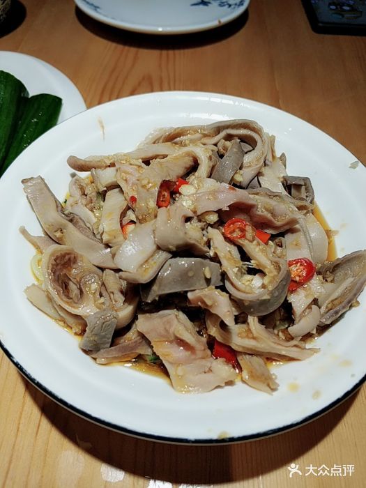 嬉游纪酸菜鱼(丽江花园店)沙姜捞猪肚图片 第14张
