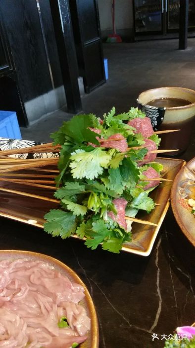 成都大龙燚火锅(国贸店)香菜牛肉串串图片 第170张