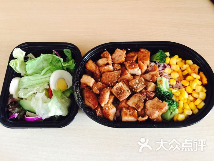 sala!蔬啦烤肉饭(静安店)鸡蛋蔬菜沙拉图片 - 第1张