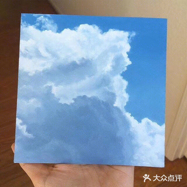 油画分享|水彩碧海蓝天 白云无际