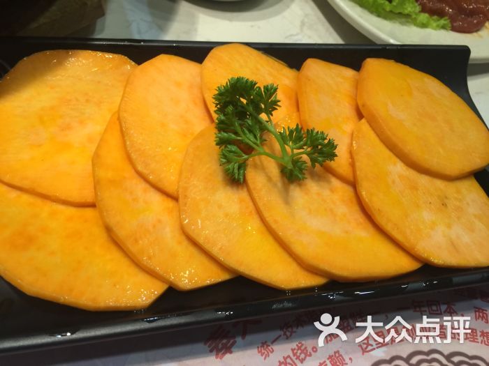 鲜一烤肉(北行店)地瓜片图片 第1张