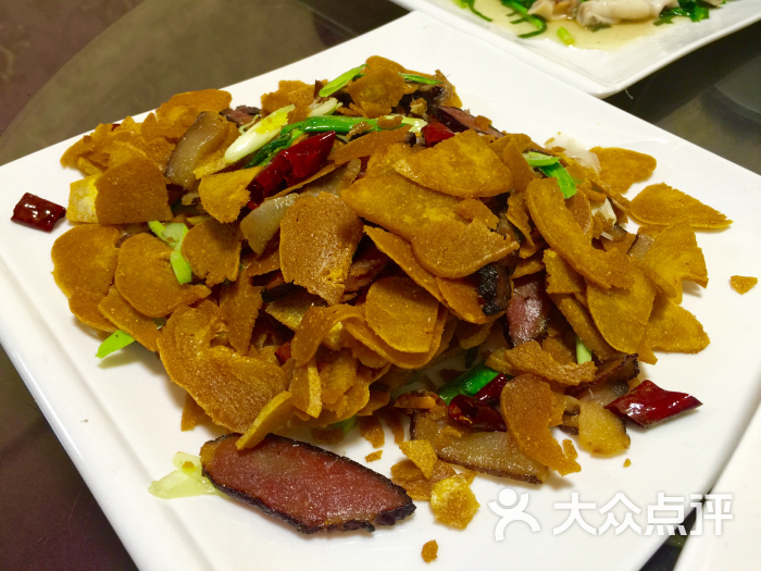 腊肉炒馍片