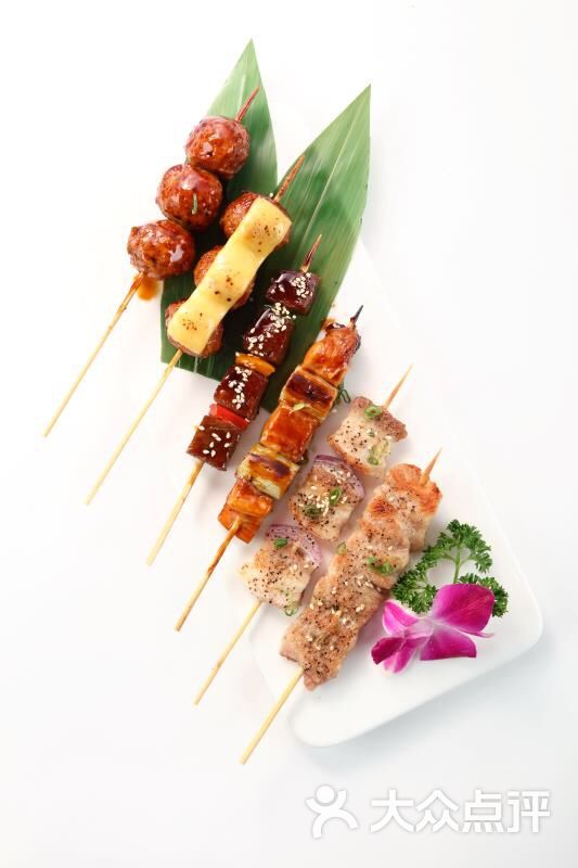 颜遇日本料理炭火烧肉串烧拼盘图片 第76张