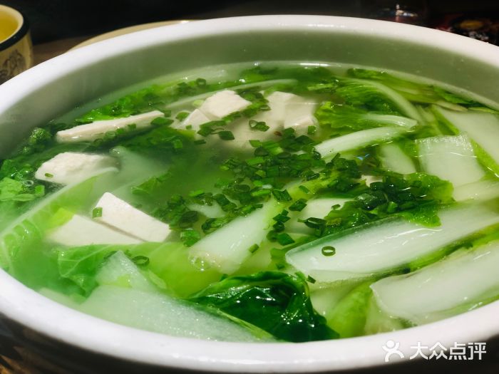 五七油焖大虾·江湖菜(黄泥磅总店)小菜豆腐汤图片