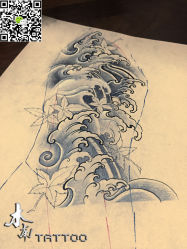 浪臂手稿-木南刺青纹身工作室
