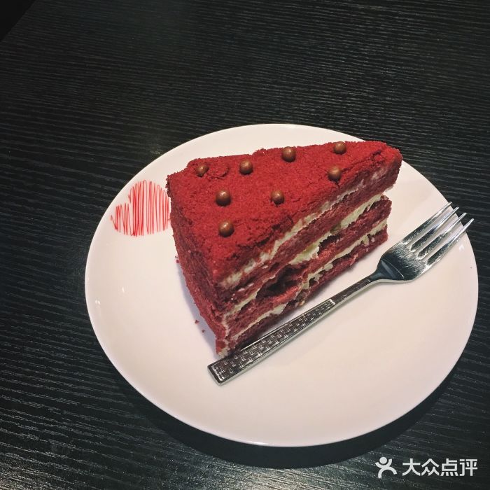 洋果子patisserie红丝绒蛋糕图片