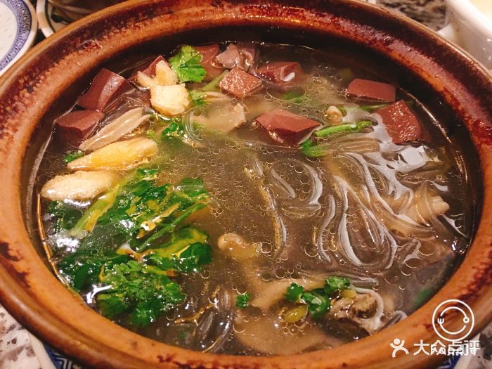 南京大牌档(凯德大峡谷店)砂锅鸭血粉丝图片 - 第2张